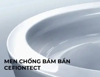 Tình trạng thực tế của lớp men sứ CeFiONtect thương hiệu toto